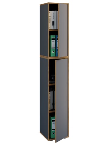 VCM  Büroschrank Aktenschrank Sideboard Salia 5fach in Anthrazit