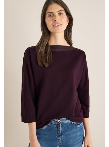 Cecil Batwing Shirt mit Tape in Rot