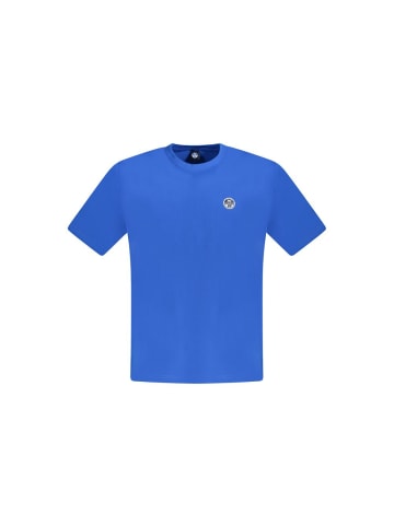 North Sails Blau Baumwolle Herren T-Shirt