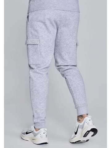 SikSilk Cargohose Essentials Cargo in Grey Marl