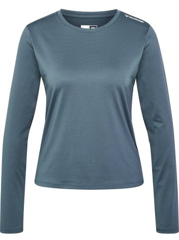 Hummel T-Shirt Hmlmt Aura Damen in STORMY WEATHER