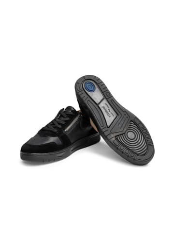 VITAFORM Samtziegenleder Sneaker in schwarz