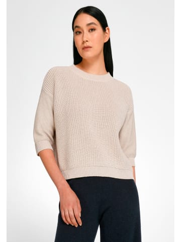 PETER HAHN Pullover Cotton in stone