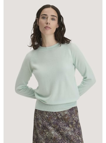 Hessnatur Hessnatur Strick Pullover Relaxed aus Cashmere mit Recycling-Anteil in polargrün