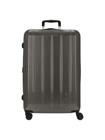 Check.In London 2.0 - 4-Rollen-Trolley 75 cm in carbon schwarz