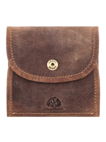Greenburry Vintage Jagd-Patronentasche Leder 11 cm in brown