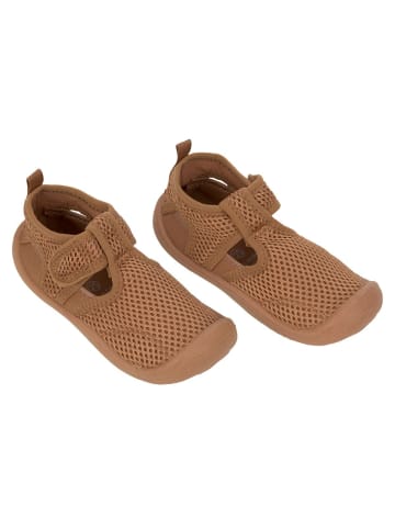 Lässig Bade-Schuh LSF Beach Sandals - Almond in braun