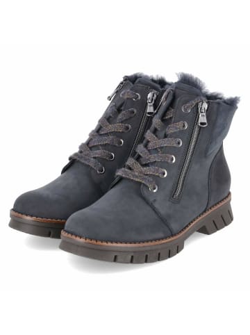 WALDLÄUFER orthopädischer Stiefel mit Warmfutter in blau