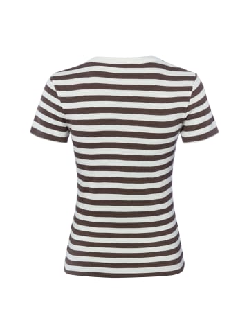 Marie Lund T-Shirt in ecru schoko - 0001