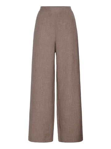 ICHI Casual Hose IXREMI Loose fit in Teak w. pinst.