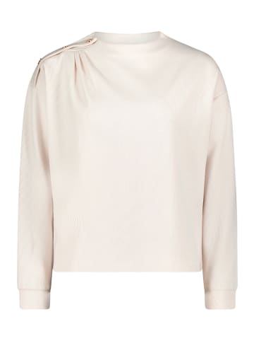 CARTOON Sweatshirt mit Kragen in Middle Cream Melange