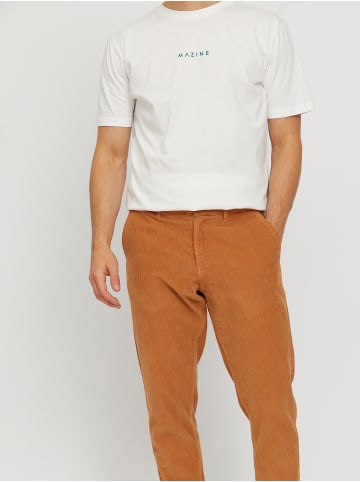 MAZINE Cordhose Newton Chino in brown sugar