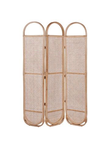 Beliani Paravent CORTONA in /Heller Holzfarbton - (W) 118 x (H) 180 x (L) 3 cm