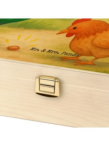 Mr. & Mrs. Panda Teedose Hahn Korn Design mit Spruch in Weiß