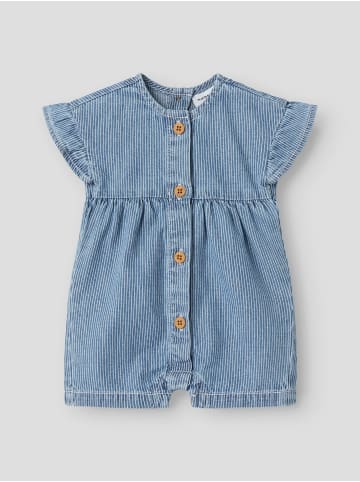 name it Playsuit in Medium Blue Denim