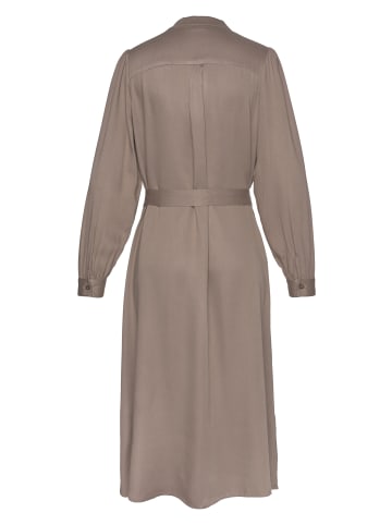 LASCANA Hemdblusenkleid in taupe