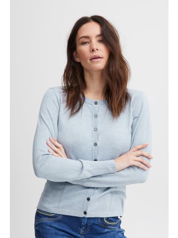 Pulz Strickjacke PZSARA Regular fit in Kentucky Blue Melange