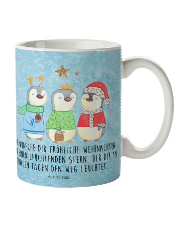 Mr. & Mrs. Panda Kindertasse Winterzeit Heilige drei Könige mit ... in Eisblau