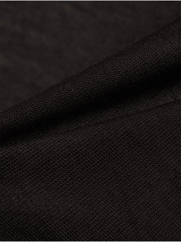 comma Langarmshirt in schwarz
