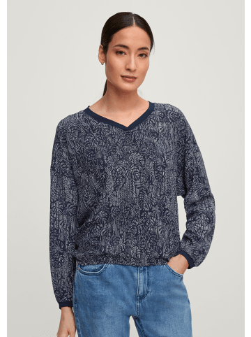 comma CI Bluse langarm in Blau