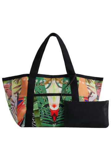 Desigual Bols Urban Beach Merida Rev - Shopper 57 cm (musgo) in musgo