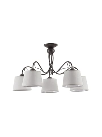 Licht-Erlebnisse Deckenlampe (B)80 x (L)80 x (H)46 cm in Wenge GrauWenge Grau