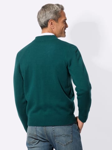 Sieh an! Strickjacke in petrol