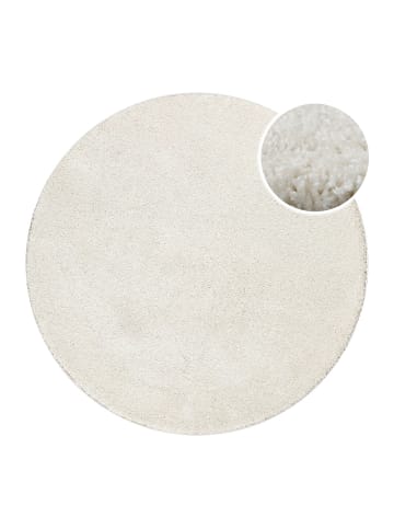 Wecon Home Kurzflorteppich Nova in Creme/Weiß