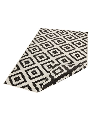 Teppich Boss Wendeteppich Malta Schwarz Creme In- & Outdoor