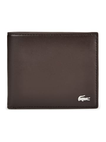 Lacoste Core Essentials FG Geldbörse Leder 11 cm in coffee bean