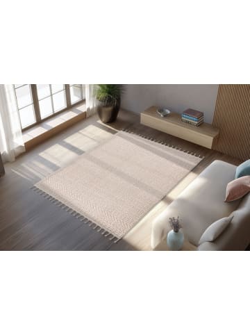 Teppich Boss Kurzflor Teppich Ragna 125 Beige - Beige
