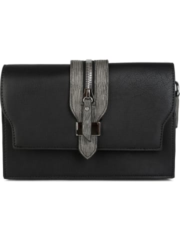 styleBREAKER Clutch Handtasche in Schwarz