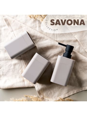 bremermann Badezimmer-Set SAVONA, Soft-Touch, eckig