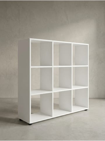 KADIMA DESIGN Design Bücherregal mit 9 Fächern 108 x 104 x 29 cm, Standregal