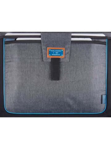 Piquadro Blue Square Aktentasche III Leder 39 cm Laptopfach in schwarz