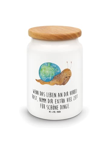 Mr. & Mrs. Panda zuckerdose Schnecke Sir mit Spruch in Weiß