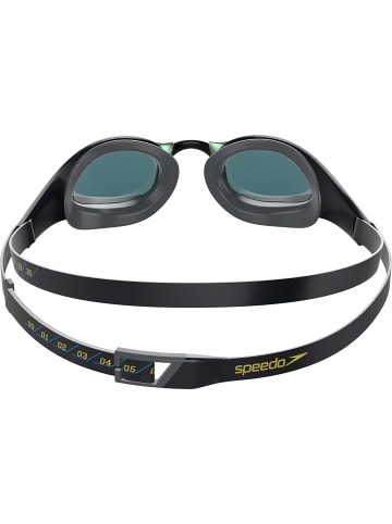 Speedo Schwimmbrille FASTSKIN PURE FOCUS MIR in black-cool grey-ruby