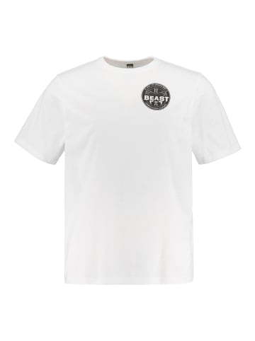 JP1880 Kurzarm T-Shirt in schneeweiß