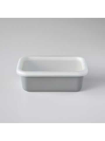 Honey Ware Emaille-Frischhaltedose, Licht Grau, S, 0,42L