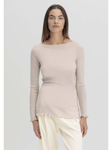 Hessnatur Longsleeve Fitted in düne