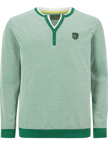 Charles Colby Sweatshirt EARL DARRAGH in grün melange