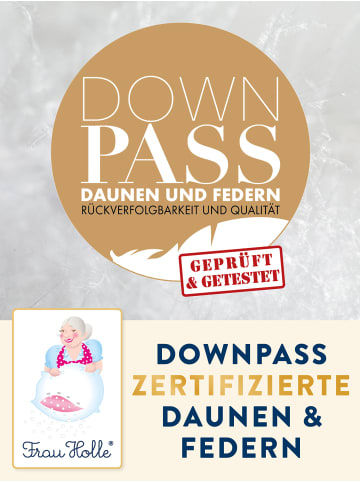 Frau Holle  PRIMA Kopfkissen ''FEST'' in Weiß