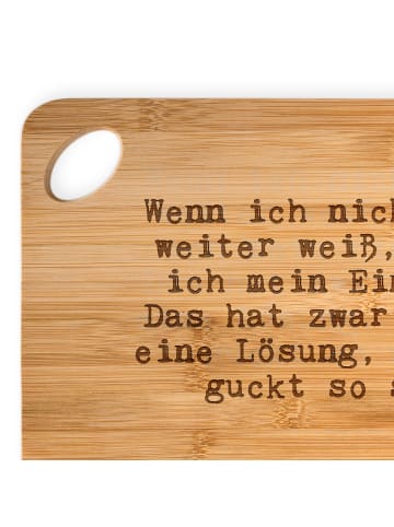 Mr. & Mrs. Panda essbrett Wenn ich nicht mehr... mit Spruch in Braun