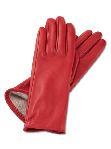 collezione alessandro Handschuhe " Leder " in rot