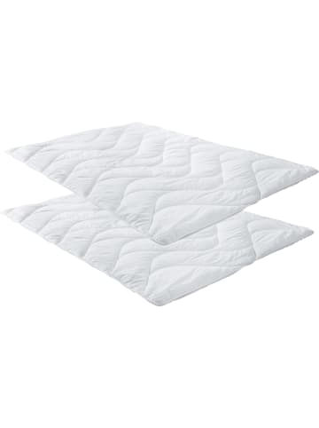 Erwin Müller Textilfaser Steppbett 2er-Pack Lech in weiß