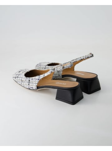 George Watts Slingpumps in Weiß