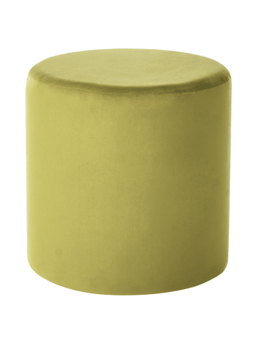 Beliani Pouf LOVETT in Grün - (W) 47 x (H) 46 x (L) 47 cm