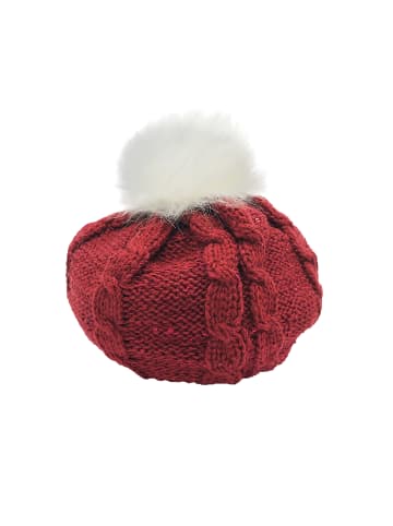 Disney Minnie Mouse Wintermütze Strick in Rot