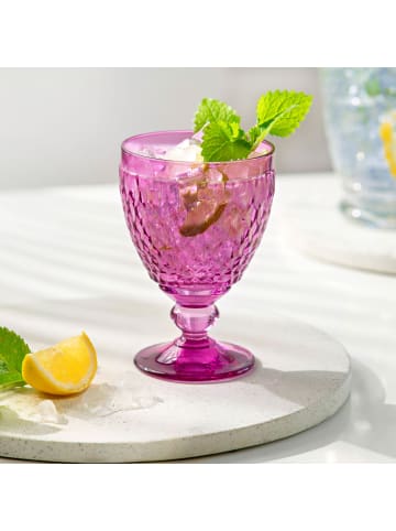 Villeroy & Boch 4er Set Wassergläser Boston Coloured 400 ml in Berry