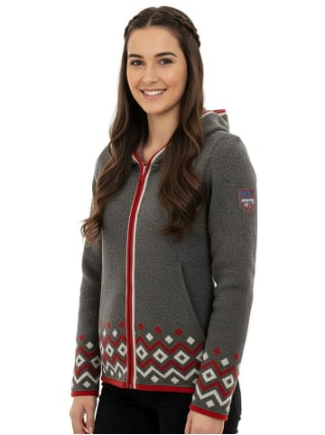 Almgwand Strickjacke STEINBERGALM in anthrazit